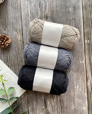 Breathable Blended Linen Cotton Yarn For Knitting Antibacterial