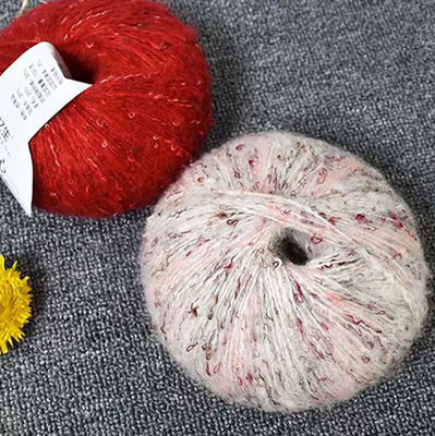 Recyclable Chunky Cotton Acrylic Blend Yarn Multipurpose Practical